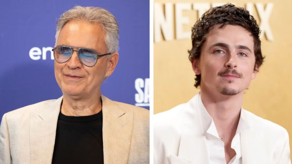 Andrea Bocelli Invites Timothée Chalamet to One of His Concerts After Opera Dig