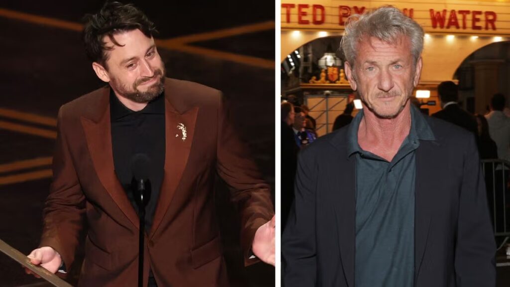 Sean Penn’s Oscar Win Razzed by Presenter Kieran Culkin: ‘Couldn’t Be Here Tonight, or Didn’t Want to’