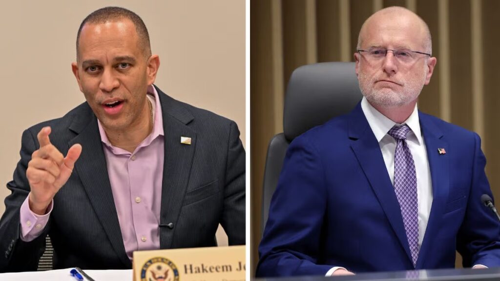 Hakeem Jeffries Promises Probe of ‘Corrupt Political Hack’ Brendan Carr Over Network License Threats