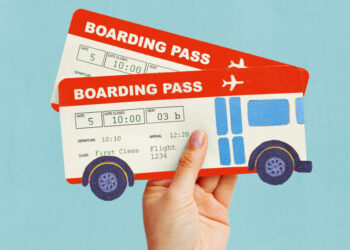 When your first-class ‘flight’ turns out to be a bus ride