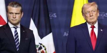 Pentagon Pete Pathetically Panders to Trump at Suck-Up Summit