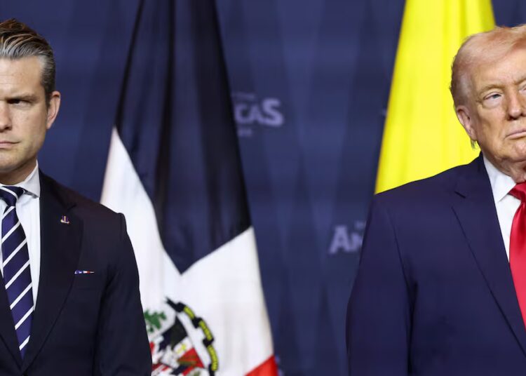 Pentagon Pete Pathetically Panders to Trump at Suck-Up Summit