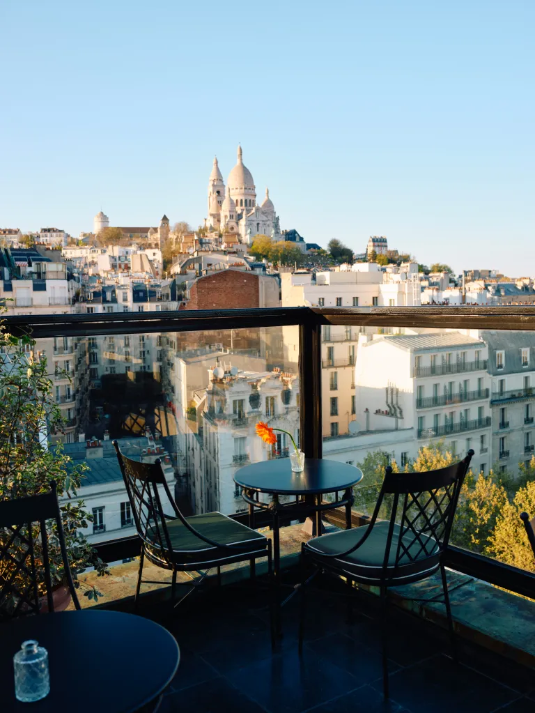 The view from the Art Deco Hotel Rochechouart