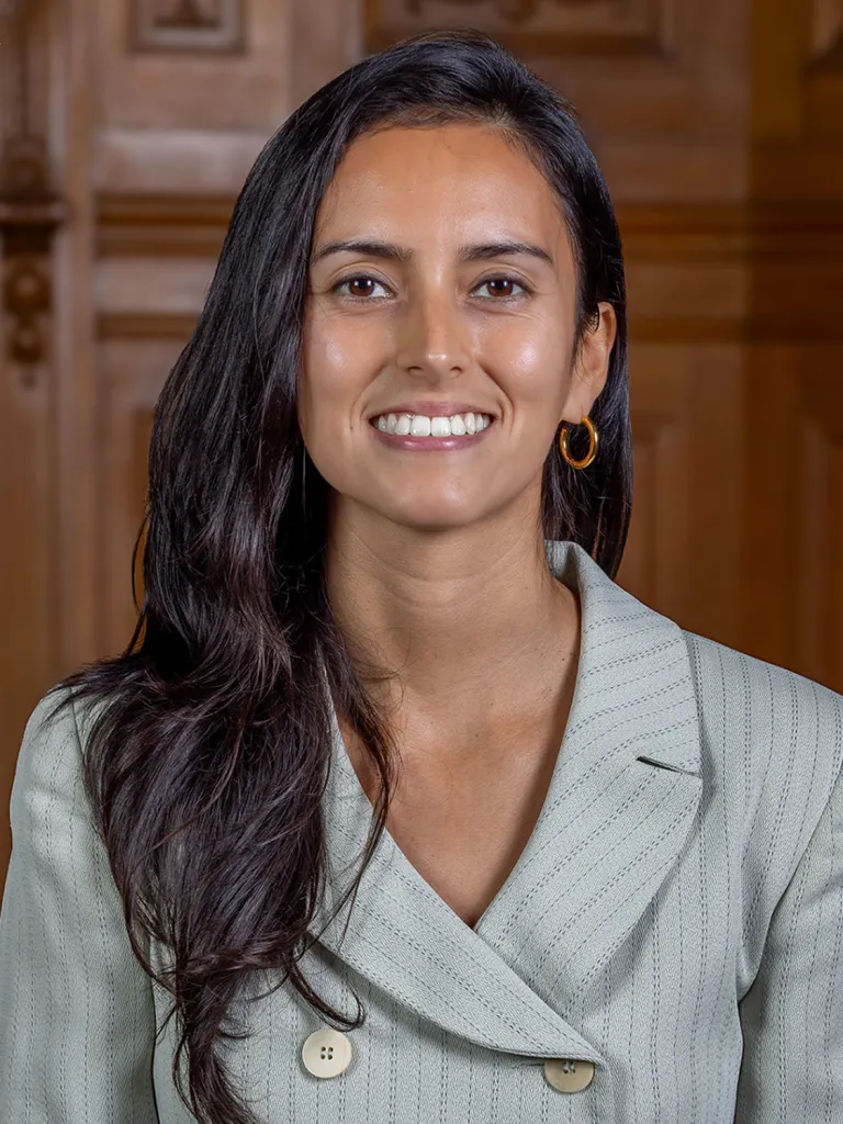 Official portrait of San Francisco Supervisor Jackie Fielder.