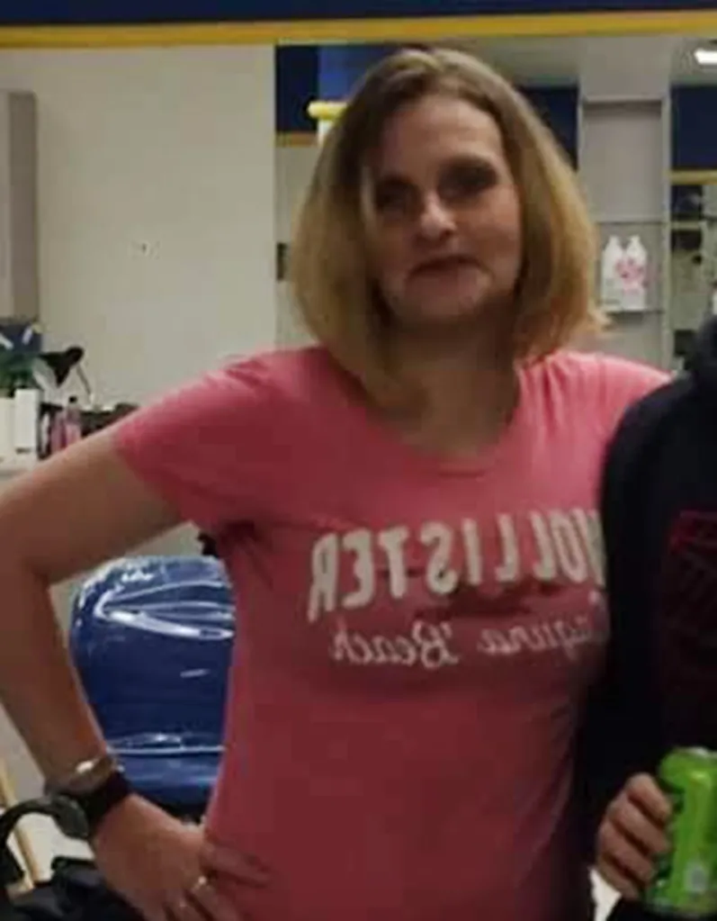 Angela Lipps in a pink Hollister t-shirt.