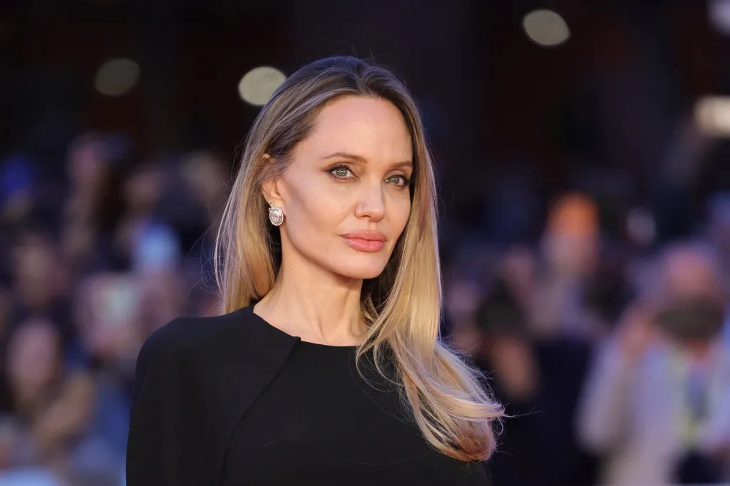 Angelina Jolie on the red carpet at the 20th Rome Film Festival.