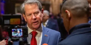 Republicans seethe at GOP governor accused of breaking deal with Trump in key Senate race