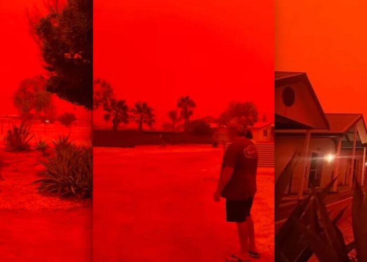 Australia Turns Into Bright-Red Vision of Hell