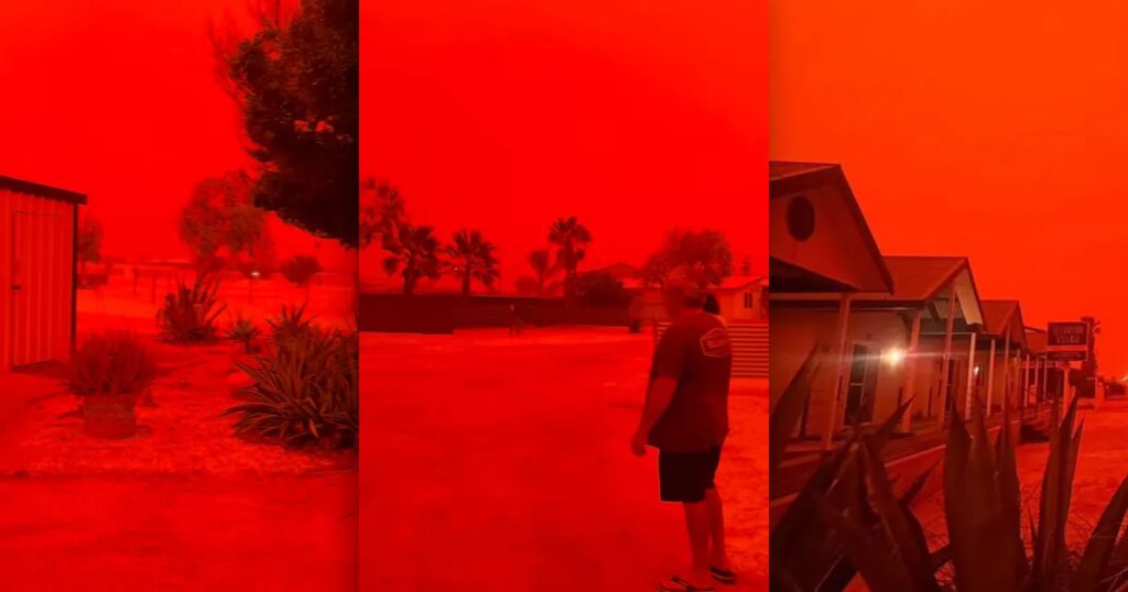 Australia Turns Into Bright-Red Vision of Hell