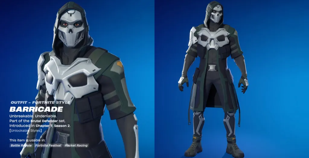 Barricade Fortnite Skin