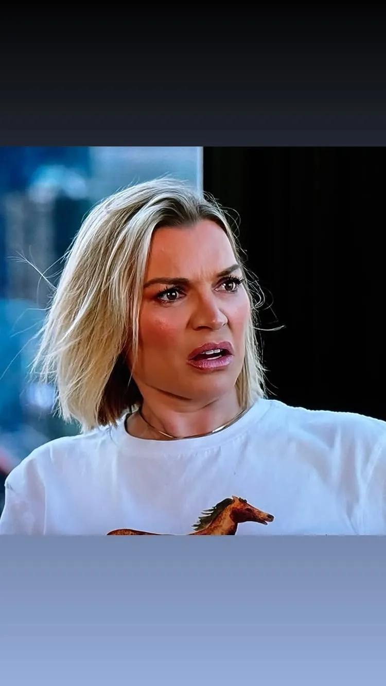 Lindsay Hubbard looking distressed.