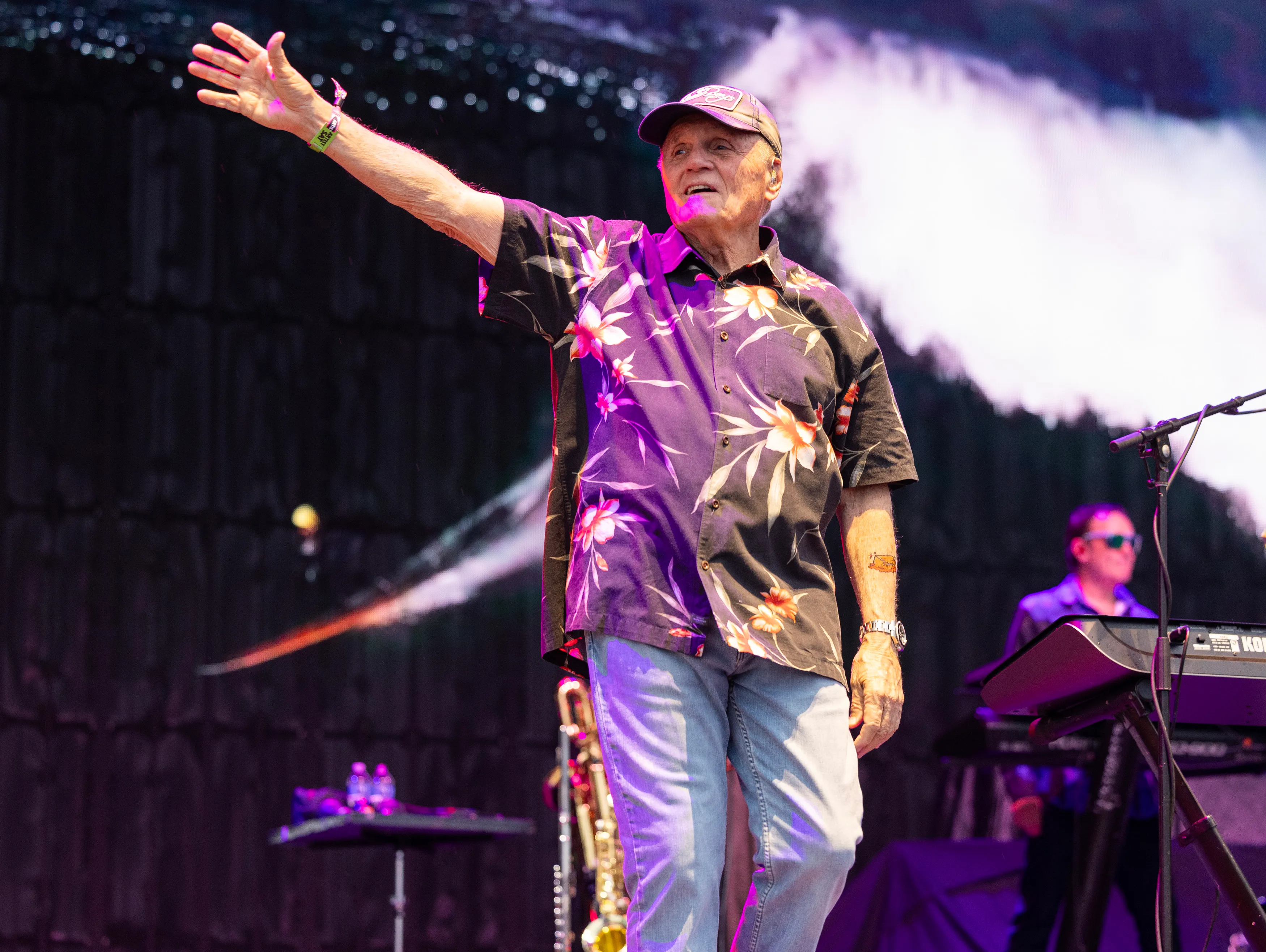 The Beach Boys' Bruce Johnston performs during Riot Fest at Douglass Park on Sept. 20, 2025 in Chicago, Illinois. 