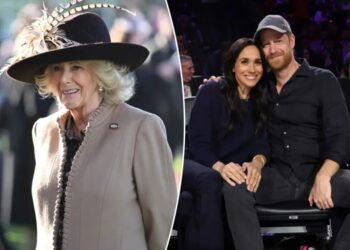 Queen Camilla told friend Meghan Markle ‘brainwashed’ Harry amid royal family feud, new book claims
