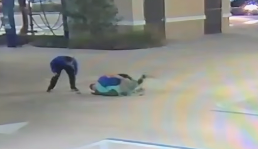 Ax-wielding suspect Bryce Thayer subdued by teen military recruit Leodan Pino in MMA takedown