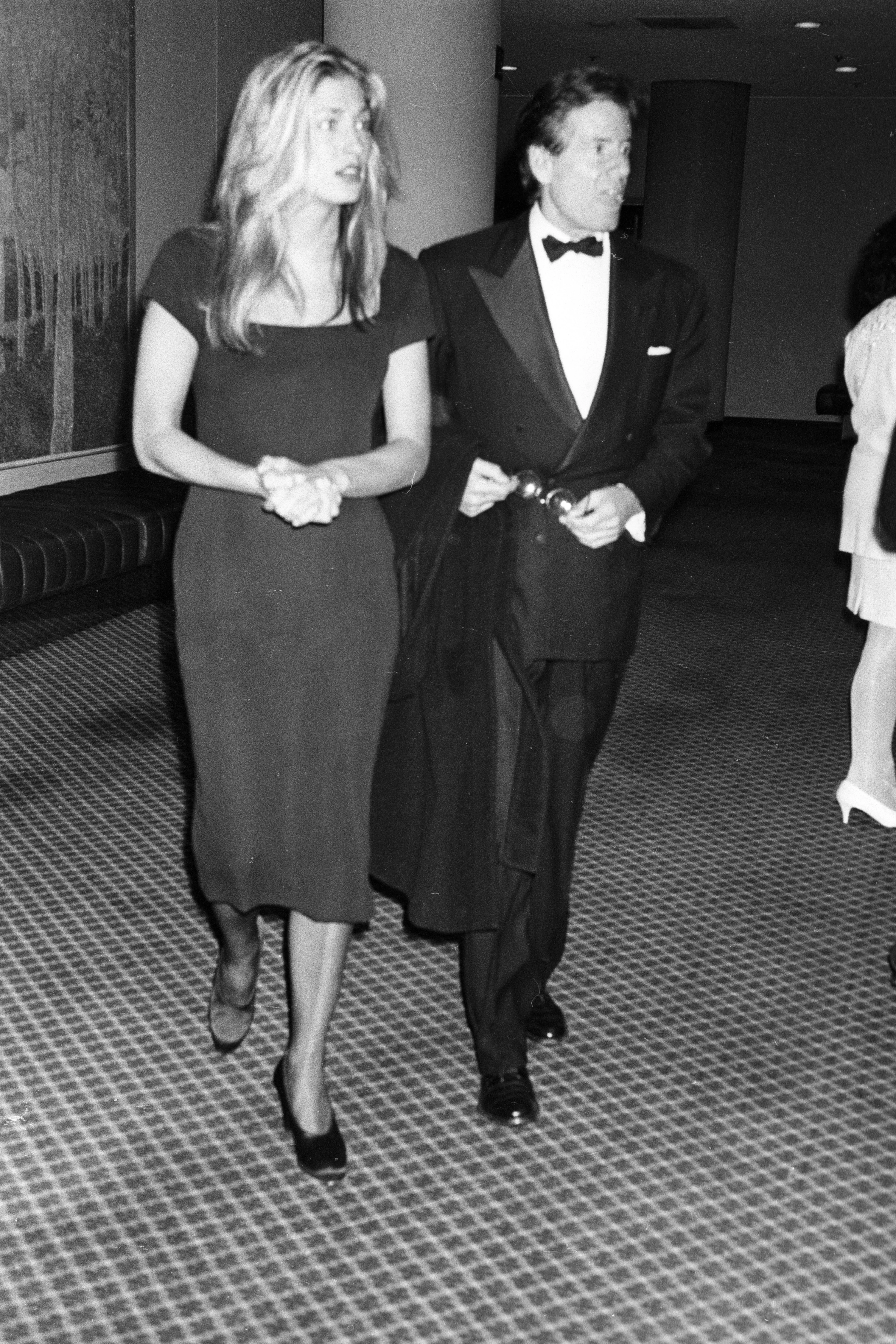 Caroline Bessette Kennedy and Calvin Klein