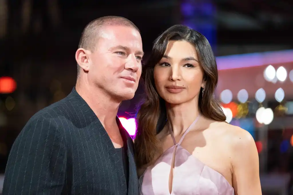 Channing Tatum and Gemma Chan at the premiere of the film 