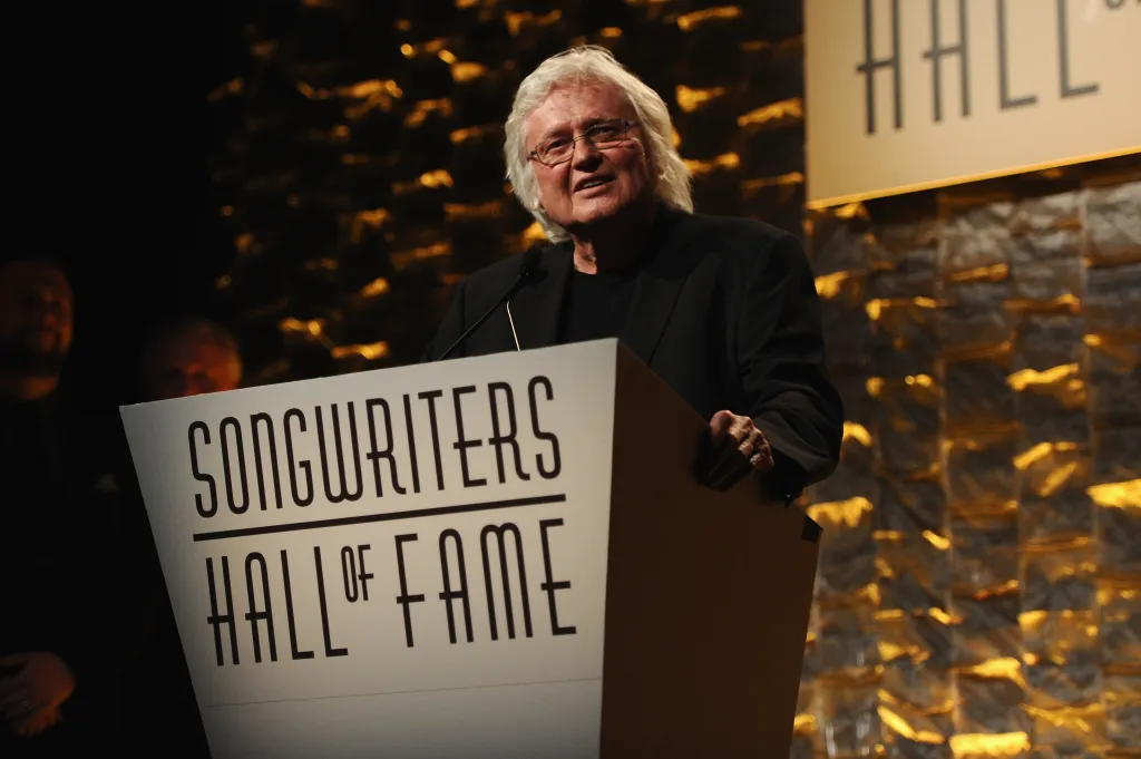 Chip Taylor speaks onstage during the Songwriters Hall Of Fame 47th Annual Induction And Awards.