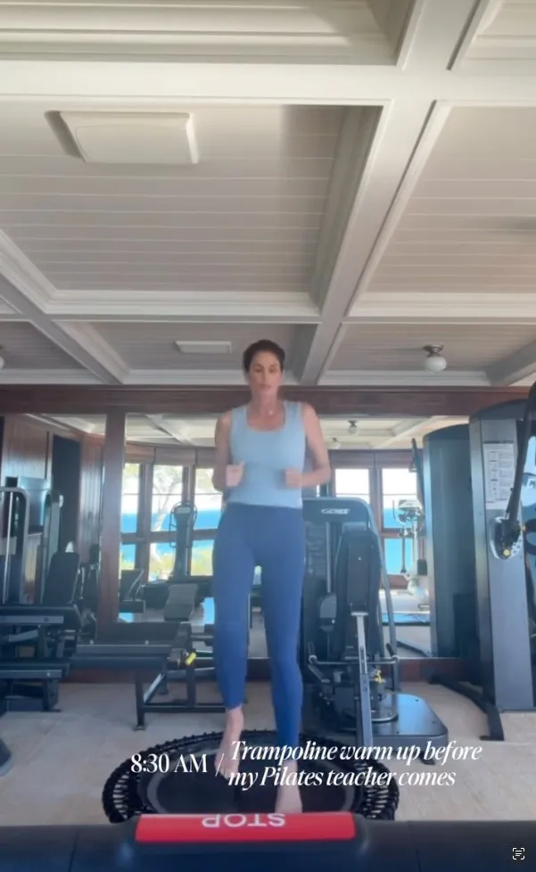 also uses a gua sha on her face with cleanser, which is supposed to help boost facial circulation.