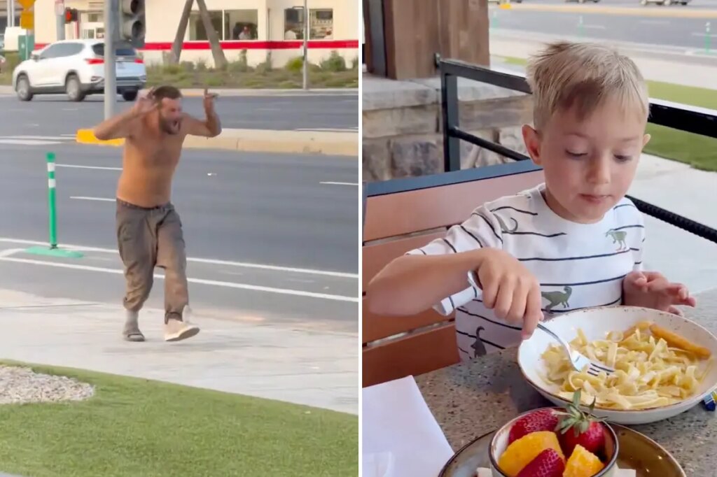 Dad details nightmare family meal in Fresno as homeless man freaks out nearby
