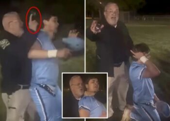 Cop bashes high school baseball player in the head with Taser as outraged crowd protests: ‘What the f–k’s wrong with you?’