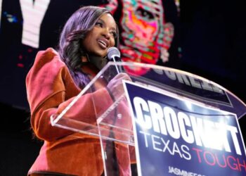 Complaining Rep. Jasmine Crockett leaves own Texas Senate primary watch party, accuses GOP of election meddling