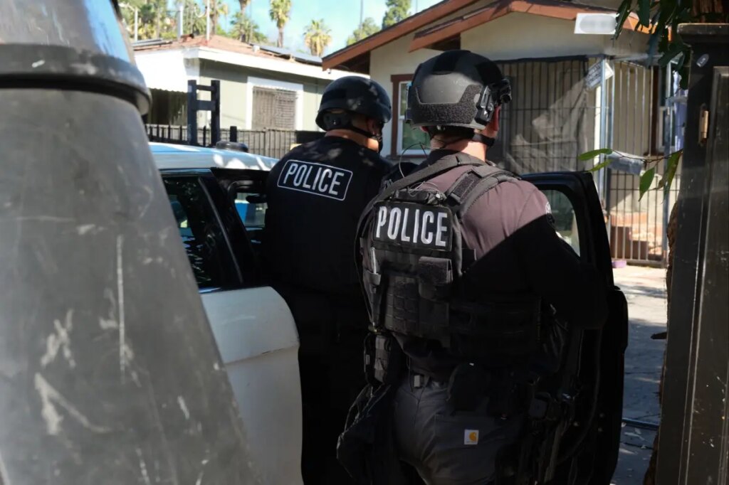 Put handcuffs on gangsters, not police