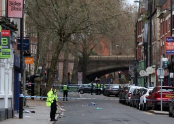 Several injured after driver hits pedestrians in UK’s Derby city, police say