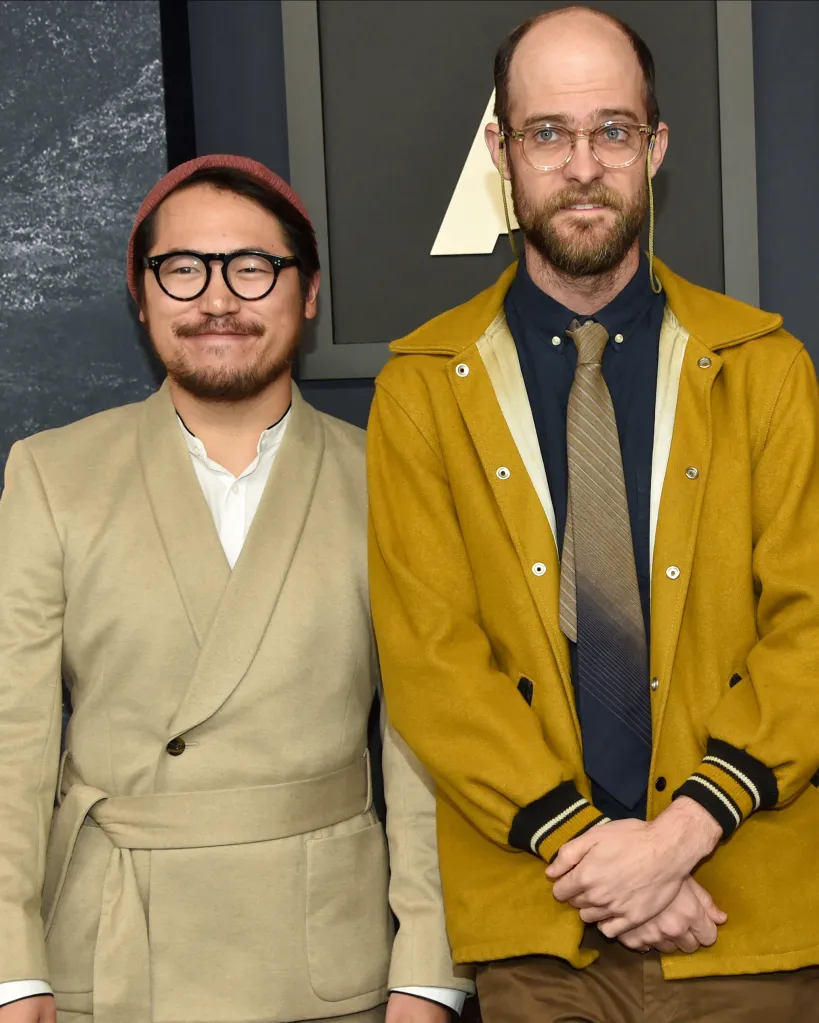 Daniel Kwan and Daniel Scheinert at the Academy awards nominees luncheon.