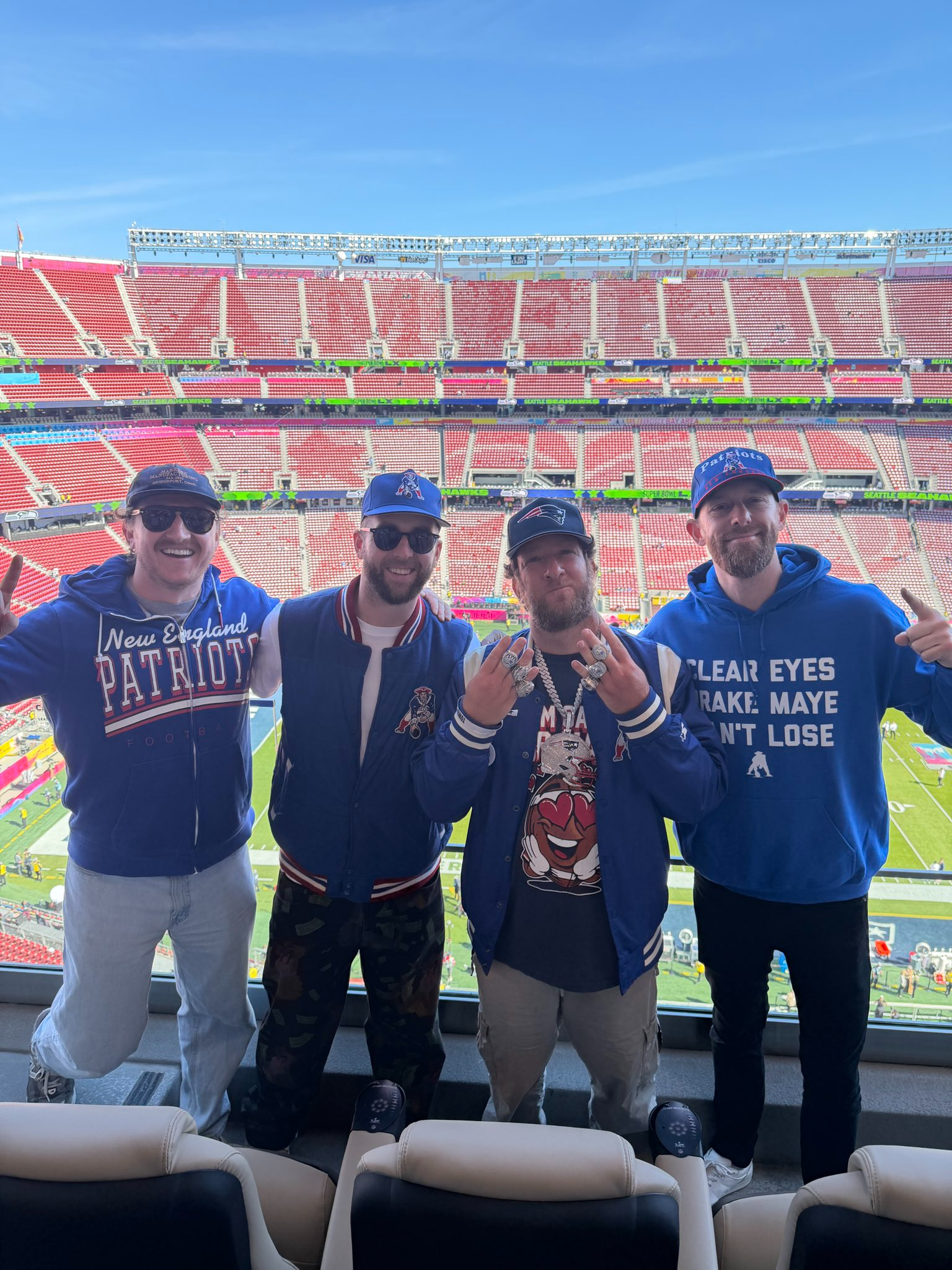 Dave Portnoy at the Super Bowl 2026