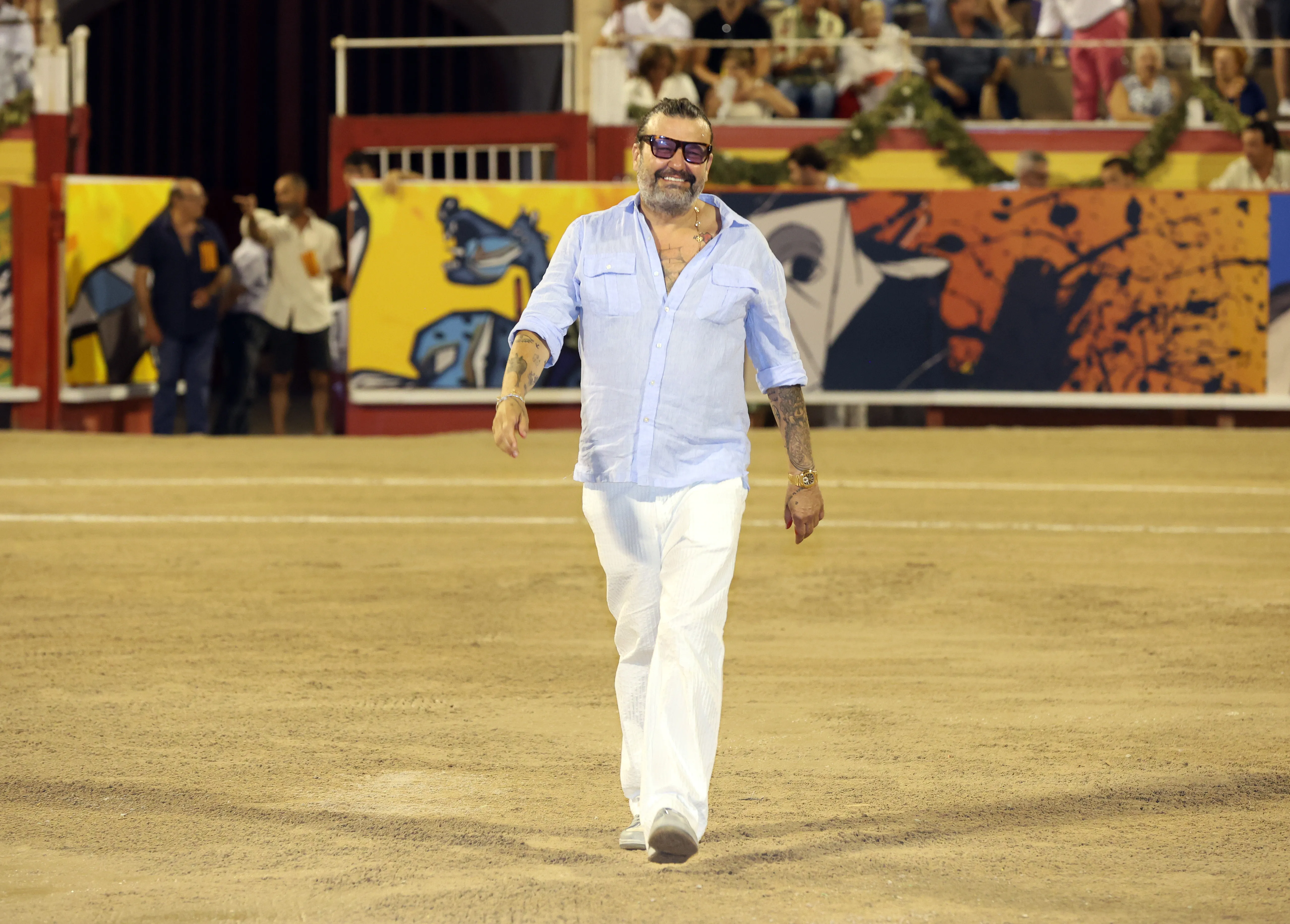 Domingo Zapata at a bullfight in Madrid in 2024