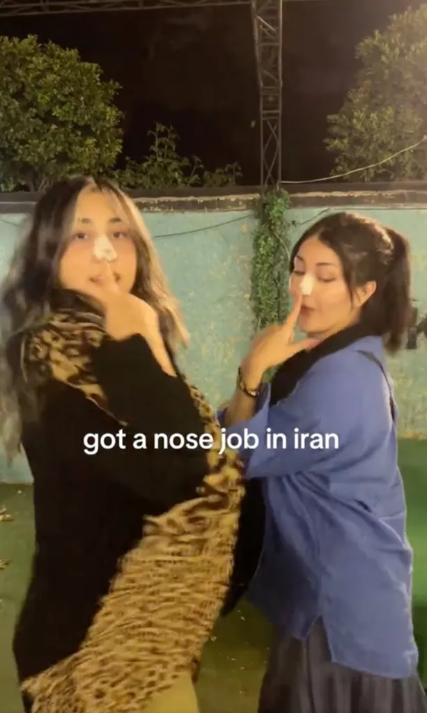 Liya and her friend on TikTok.