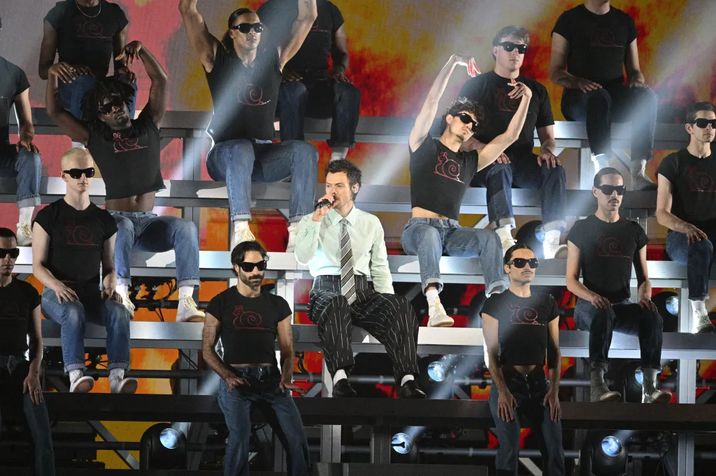 Harry Styles performs