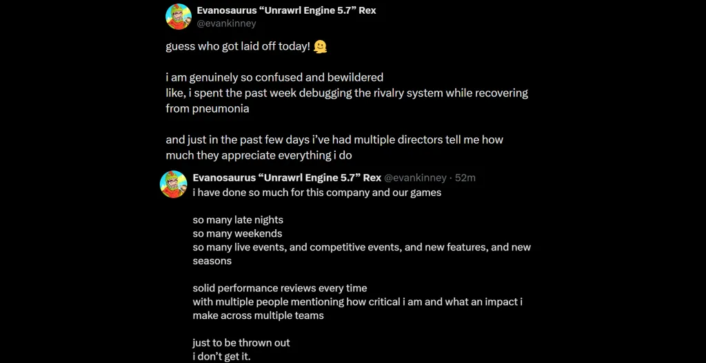 Epic Games Fires Fortnite Engineer
