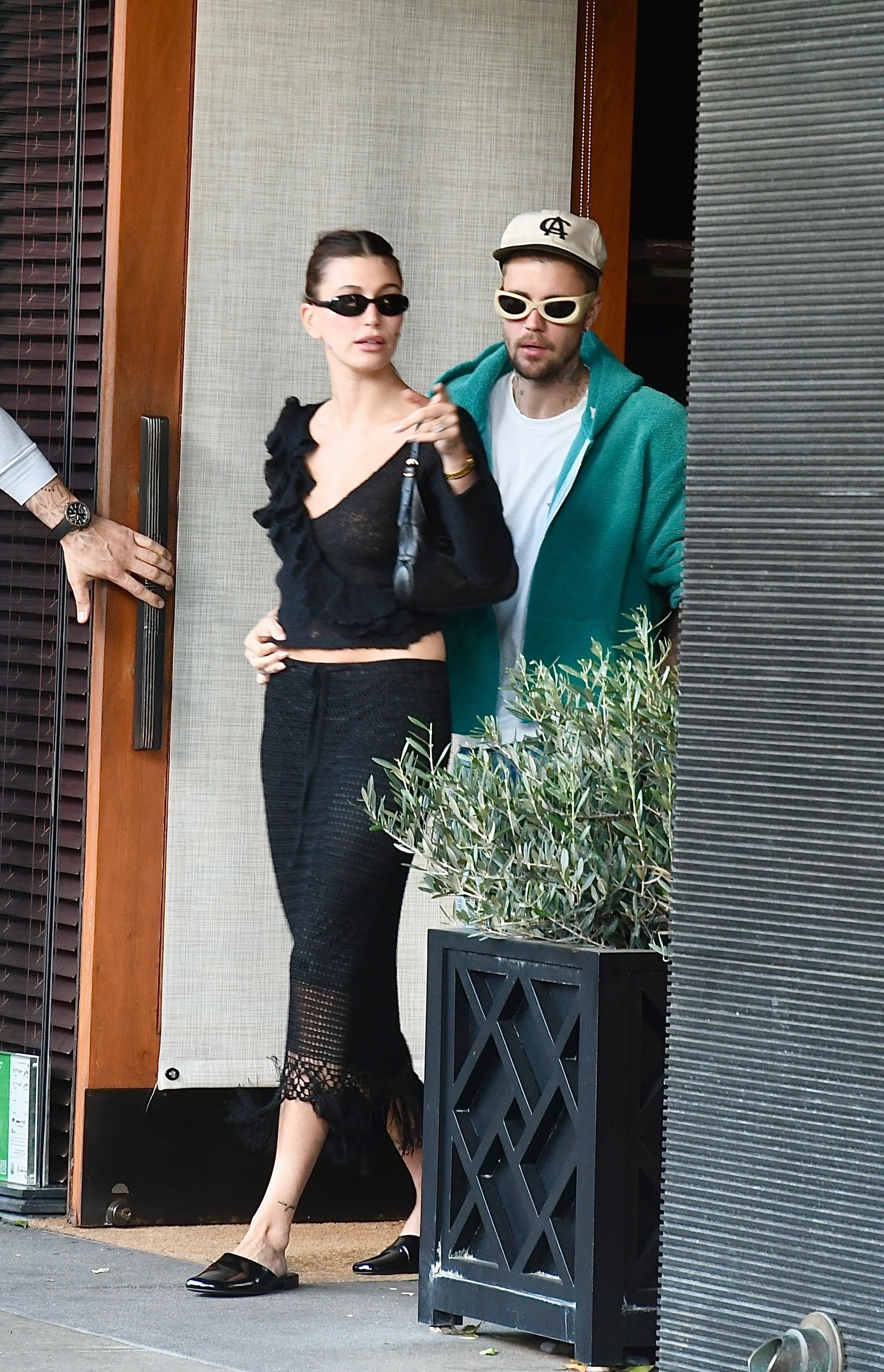 Justin Bieber and Hailey Bieber were seen out in Beverly Hills on March, 6, as pictured above.