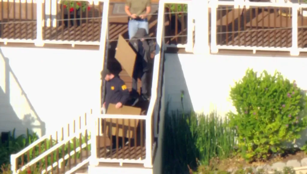 Federal officers raiding the home of Los Angeles Unified School District Superintendent Alberto Carvalho.