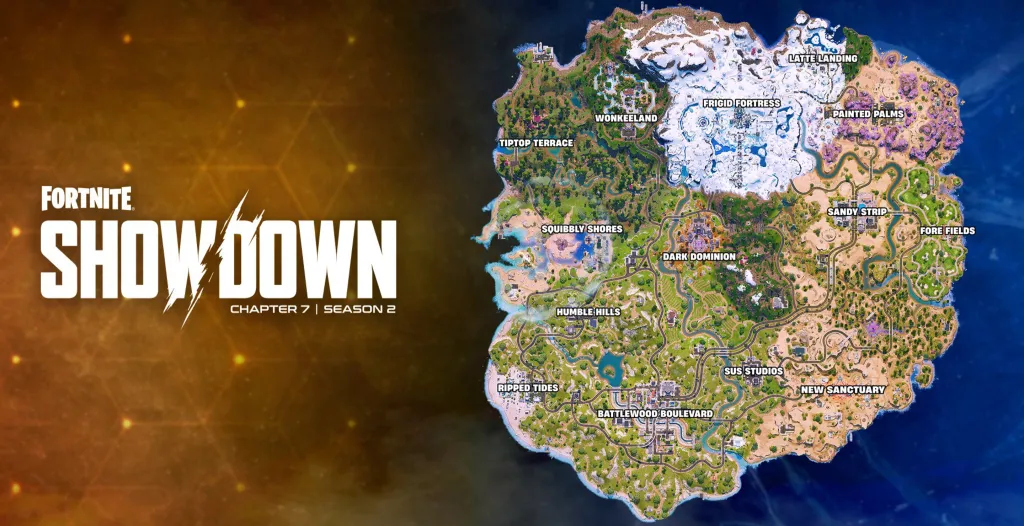Fortnite Chapter 7 Season 2 Map