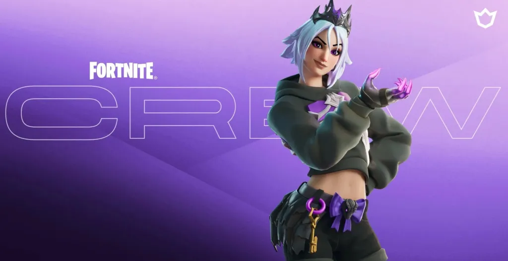 Fortnite Crew Logo Wallpaper