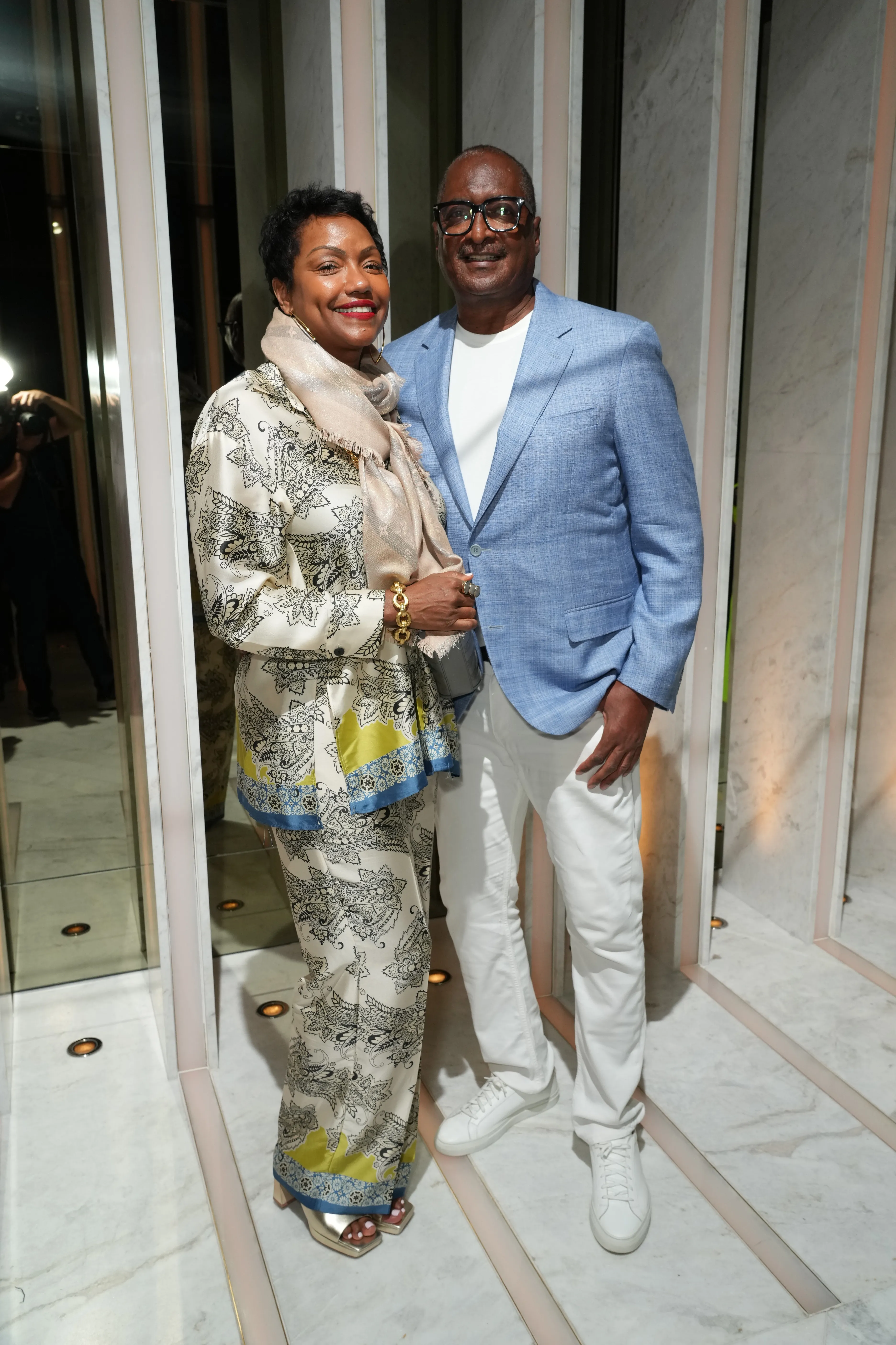 Mathew Knowles and Gena Knowles