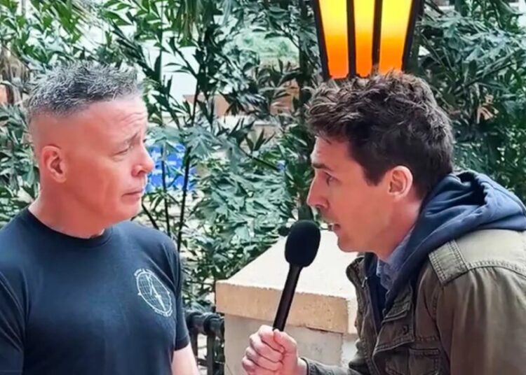 Ousted Trump border boss trolled by YouTuber as joke flies over his head