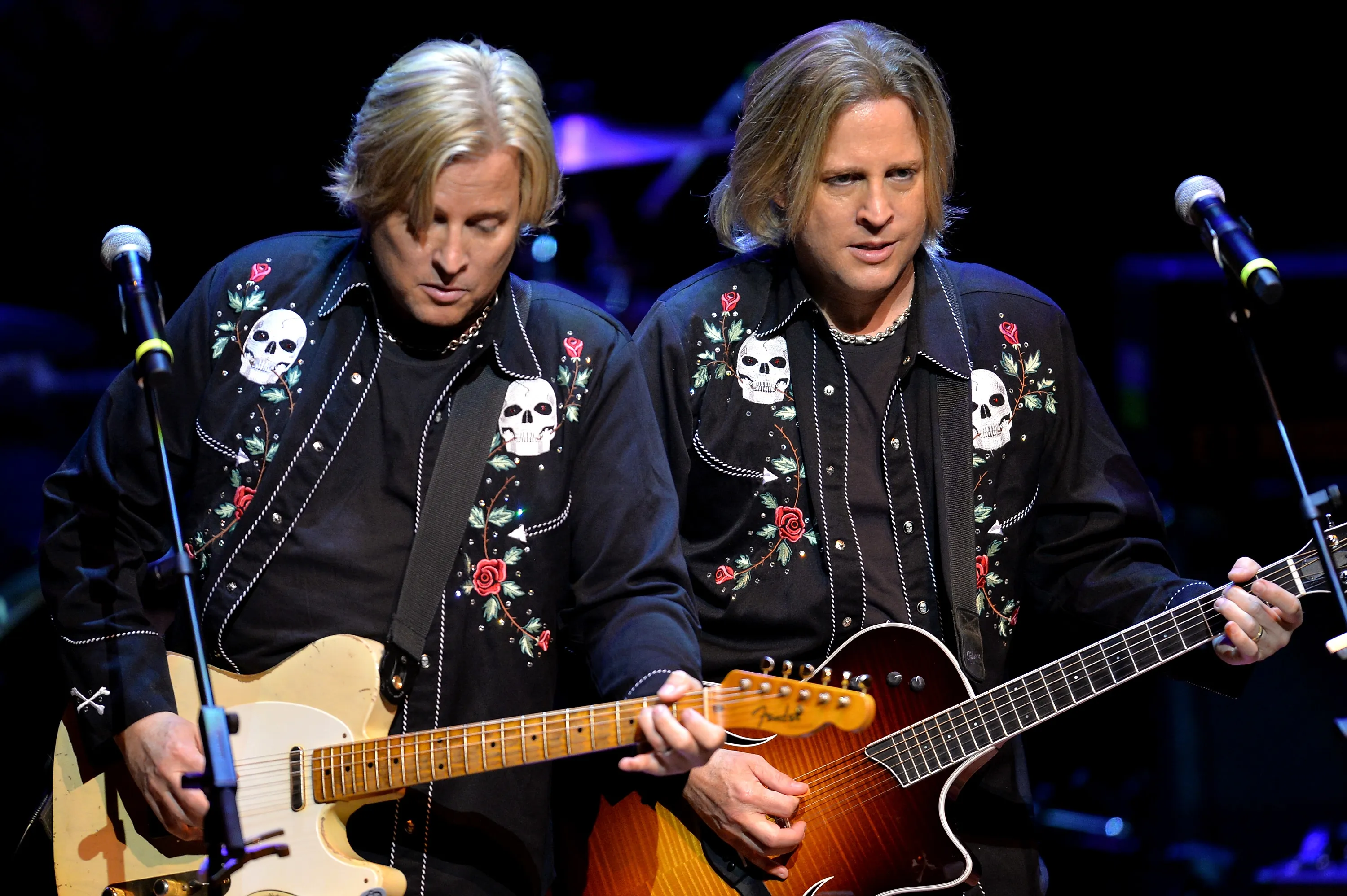 Gunnar and Matthew Nelson of 'Ricky Nelson Remembered' perform during the Paradise Artists Party at the IEBA 2015 Conference