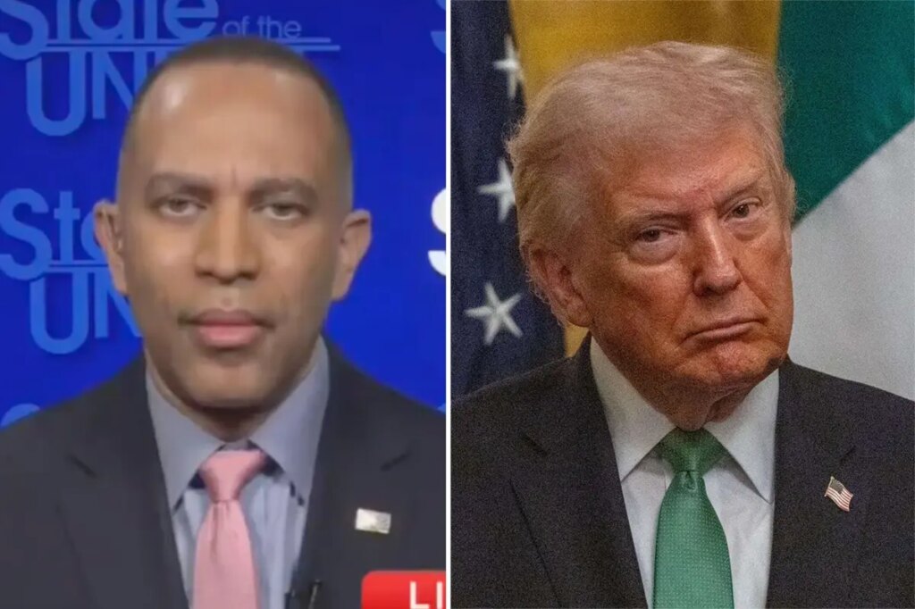 Hakeem Jeffries tells Trump to shut ‘his reckless mouth’ in response to prez blasting Dems