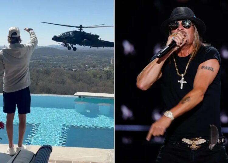 Kid Rock gets hero’s flyover, rips California in fiery clapback