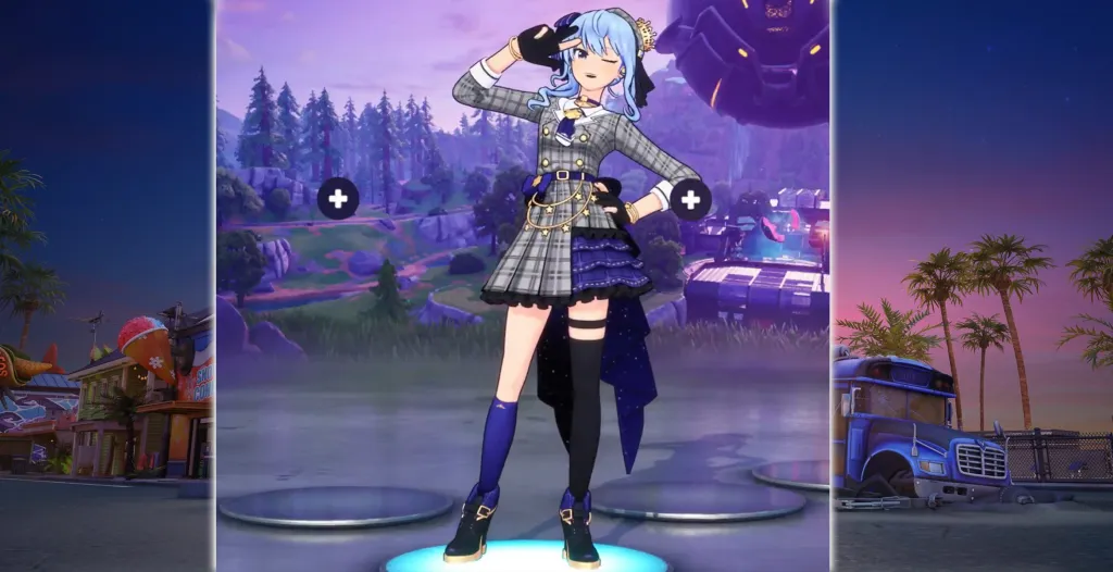 Hoshimachi Suisei Fortnite Lobby