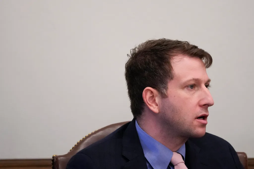 During the hearing, Fitzgibbon spoke about the budget and appeared to slur his words at times. 