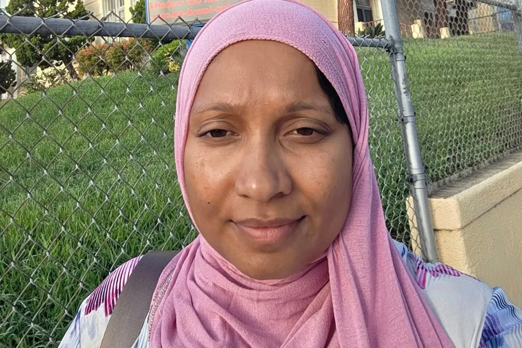 Fatima Iqbal-Zubair smiling.