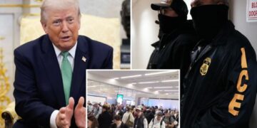 Trump deploying ICE to airports on Monday to ease crowded TSA lines — as NYC travelers face security line hell
