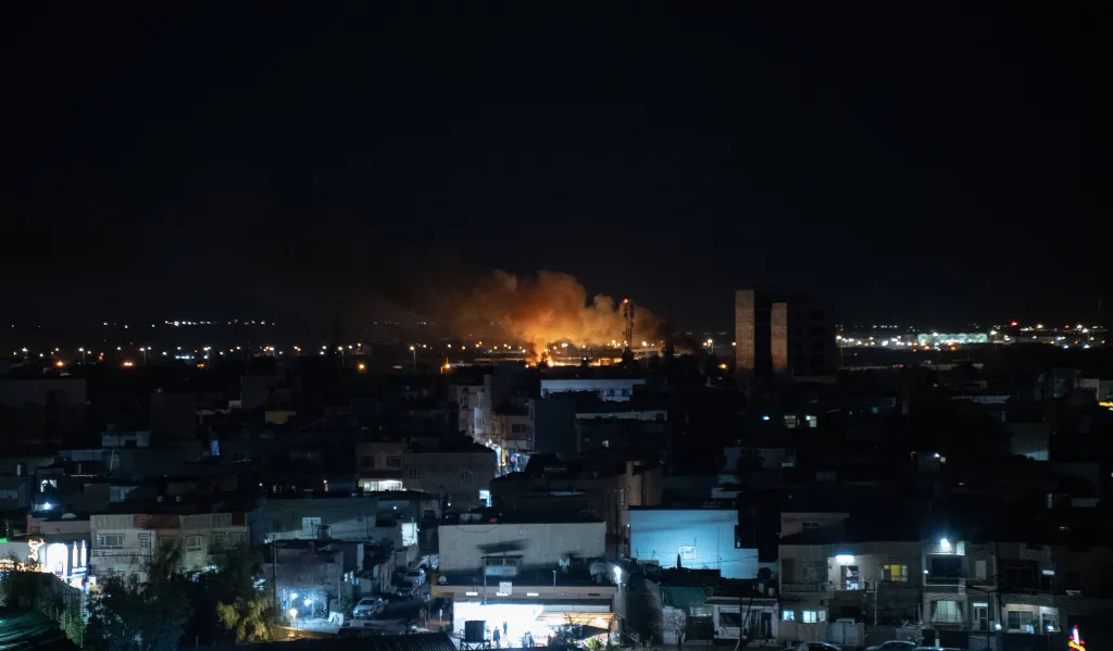 The Iraqi pro-Iranian group Saraya Awliya al-Dam claims to have attacked the American Base at the Erbil International Airport on March 1, 2026.