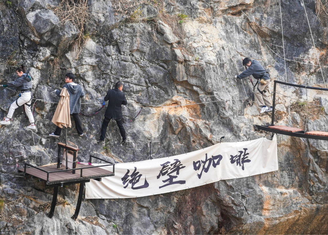 Is This Cliffside Café the Most Dangerous Coffee Stop on Earth?