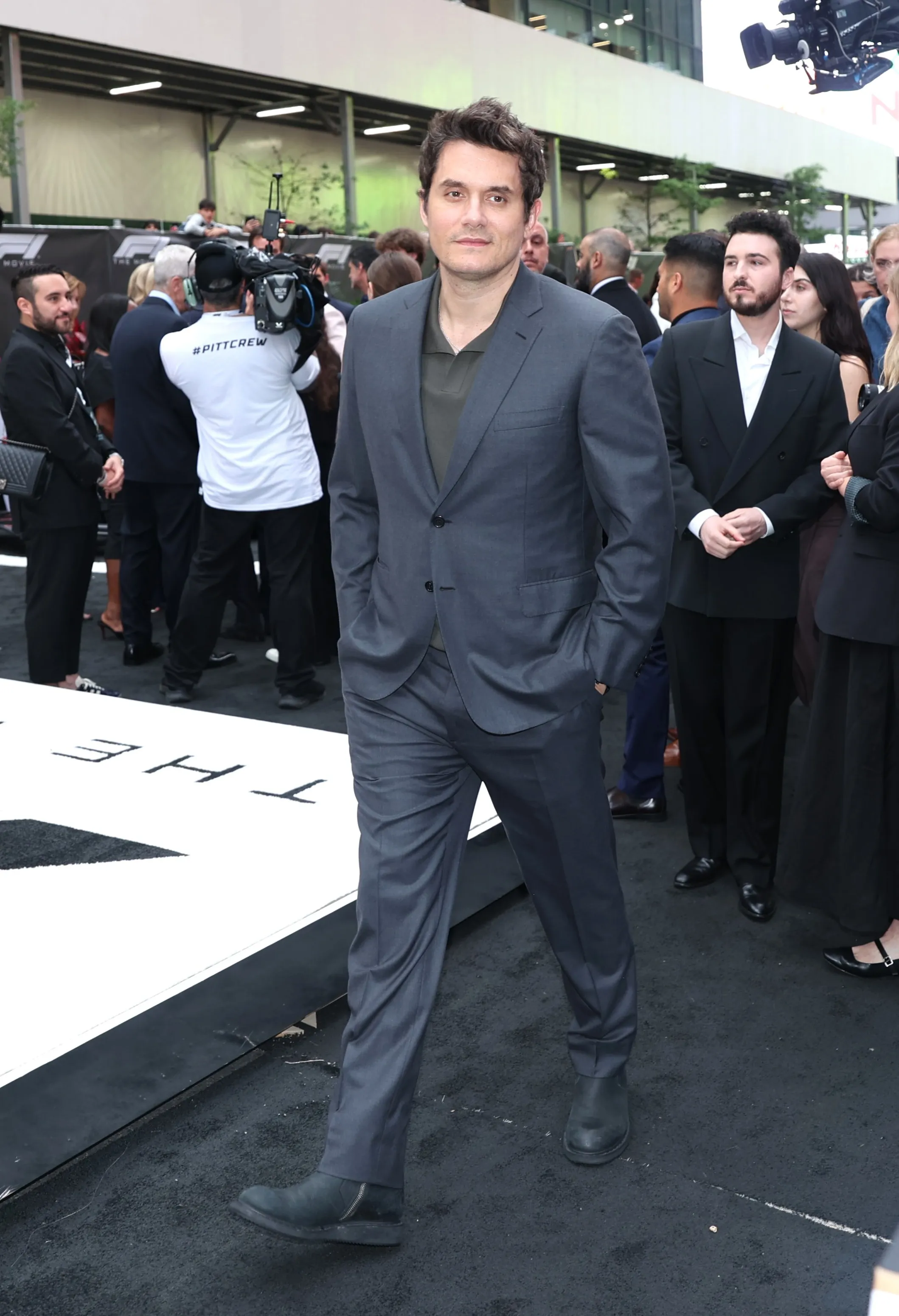 John Mayer arrives at the 