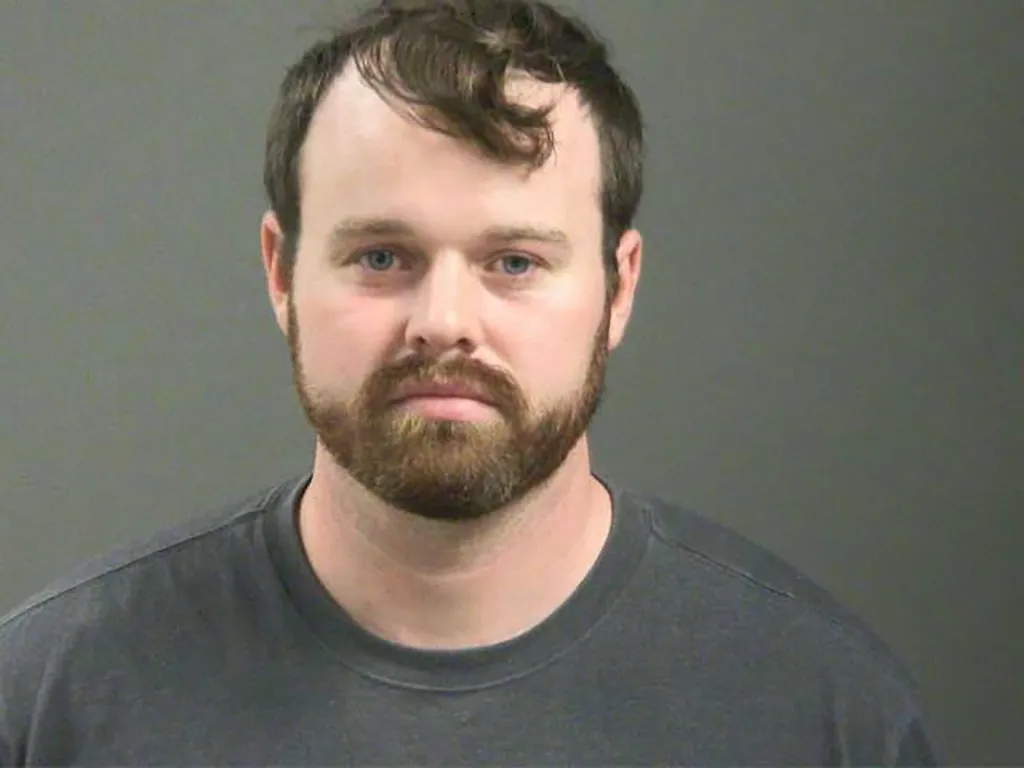 Mugshot of Joseph Duggar.